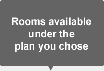 Rooms available for your chosen plan