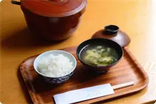 夕｜ご飯とお味噌汁　お一人分 