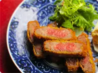 にいがた和牛のロースカツレツ 