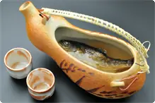 岩魚の骨酒（いわなのこつざけ） 