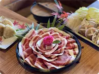 Botan Nabe-wild boar miso stew  