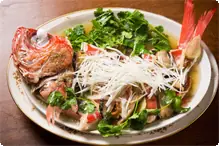 金目鯛の清蒸（2名～4名分） 