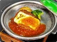 鉄板焼きハンバーグ 