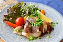 【奥津産】子猪肉の塩焼き 別注料理「子猪肉の塩焼き」