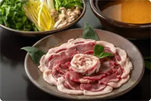 ボタン鍋コース（7割程度） 