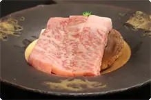 仙台牛A5ランク（100g）陶板焼き 