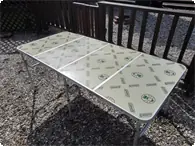 大型ガーデンテーブル6～8名用 70ｃｍ　×　180ｃｍ　の大型ガーデンテーブル