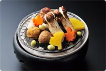 秋の味覚【炭火焼き松茸】 味覚の王様は秋の炭火焼き松茸