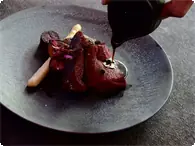 メインを鹿肉料理にご変更 