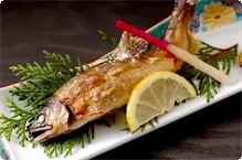 鮎の塩焼き 