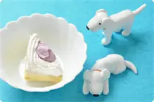 わんこケーキ1/2カットサイズ わんこケーキハーフサイズ