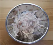 愛犬用ご飯／ササミ（Ｍサイズ） 国産ササミのボイルです。
約１５０ｇ（ササミ約4.5本分）
画像はSサイズ