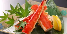 追加料理　鱈場蟹 特に旬の時期は欲しい一品。選りすぐりを産地から取り寄せました。