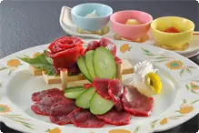 追加料理　馬刺し 