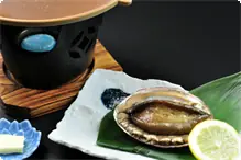 あわびの踊り焼き 