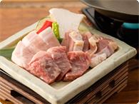 熊本県産お肉の3種盛り 