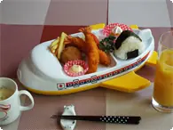 エビフライプレート 幼児のお子様の夕食