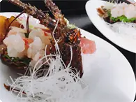 Lobster sashimi  