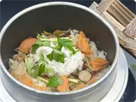 鱧釜飯 