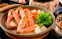 カニスキ鍋（表示料金二人前） カニスキ鍋（お野菜・雑炊セット）二人前～