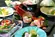 創作会席のお料理イメージです。伊勢海老のお造りがついた、ランクアップ料理となります。※仕入れによって内容は変更となる場合がございます。