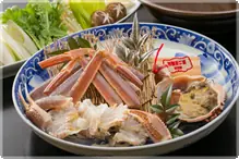 活松葉蟹懐石 