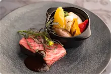 メインを近江牛フィレ肉にご変更 