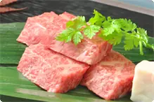 【夕食ＧＵ】村上牛の石焼40ｇ 