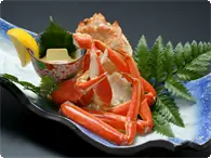 一品追加／ズワイガニ足の盛合せ 