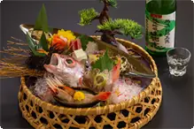 夕食ＧＵ｜お刺身ｽﾍﾟｼｬﾙｺｰｽに変更 